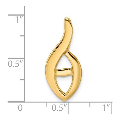 14K Yellow Gold Diamond Slide Slide Mounting – view 5