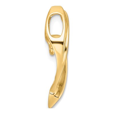14K Yellow Gold Diamond Slide Slide Mounting – view 3