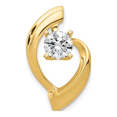 14K Yellow Gold Diamond Slide Slide Mounting – view 4