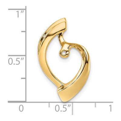 14K Yellow Gold Diamond Slide Slide Mounting – view 5