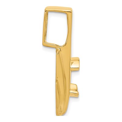 14K Yellow Gold Oval Slide Slide Mounting – view 3