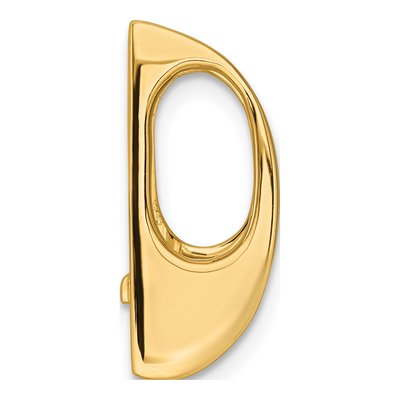 14K Yellow Gold Holds Pendant Mounting – view 3