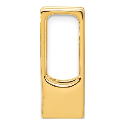 14K Yellow Gold Slide for Pendant Mounting – view 2