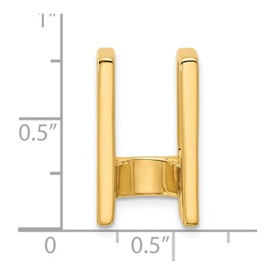 14K Yellow Gold Slide for Pendant Mounting – view 4