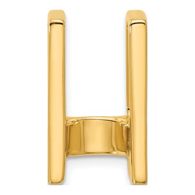 14K Yellow Gold Slide for Pendant Mounting