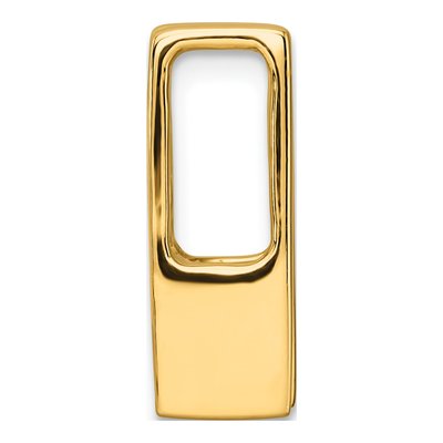 14K Yellow Gold Slide for Pendant Mounting – view 3