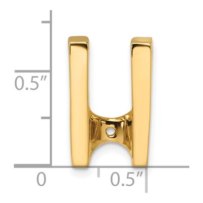 14K Yellow Gold Slide for Pendant Mounting – view 5