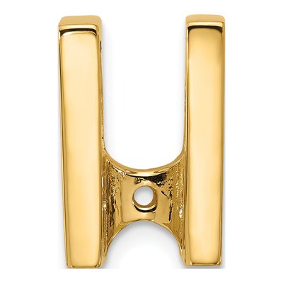 14K Yellow Gold Slide for Pendant Mounting