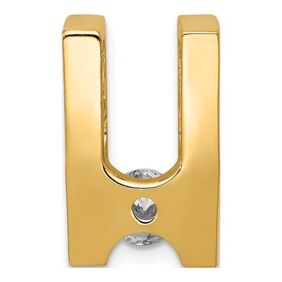 14K Yellow Gold 0.55 ct tw Diamond Slide Pendant – view 3