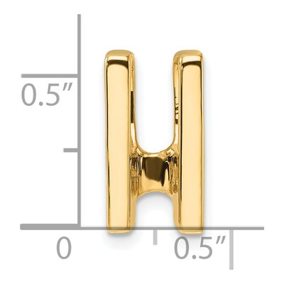 14K Yellow Gold Slide Pendant Mounting – view 4