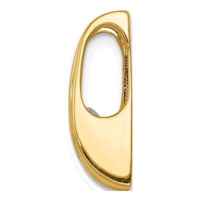 14K Yellow Gold Diamond Slide Pendant Mounting – view 3