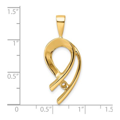 14K Yellow Gold Slide for Slide Mounting – view 4