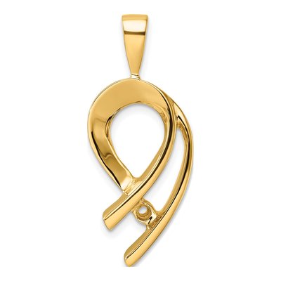 14K Yellow Gold Slide for Slide Mounting
