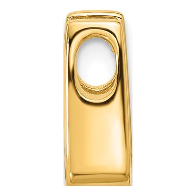 14K Yellow Gold Slide for Pendant Mounting – view 3