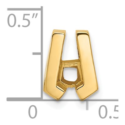 14K Yellow Gold Slide for Pendant Mounting – view 3