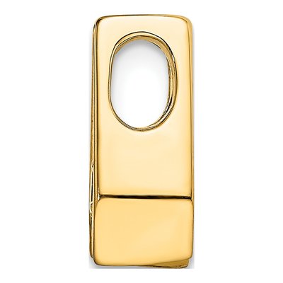 14K Yellow Gold Diamond Slide Pendant Mounting – view 4