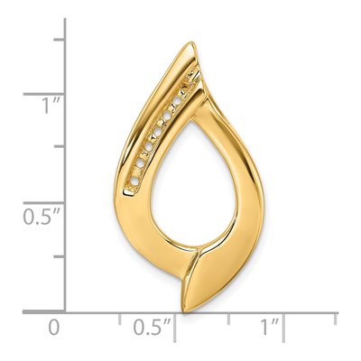 14K Yellow Gold Slide Slide Mounting – view 4