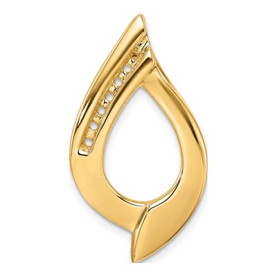 14K Yellow Gold Slide Slide Mounting