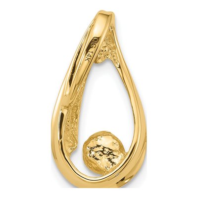 14K Yellow Gold Pearl Slide Slide Mounting – view 3