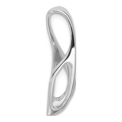 14K White Gold Peg-Set Channel Slide Slide Mounting – view 2