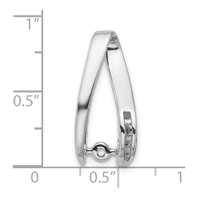 14K White Gold Diamond Slide Slide Mounting – view 4