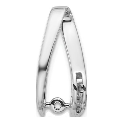 14K White Gold Diamond Slide Slide Mounting