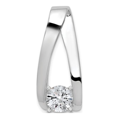 14K White Gold Diamond Slide Slide Mounting – view 4