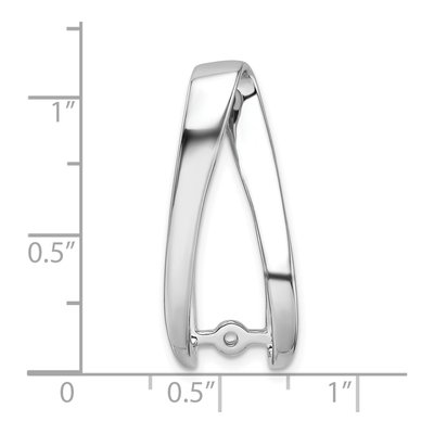 14K White Gold Diamond Slide Slide Mounting – view 5