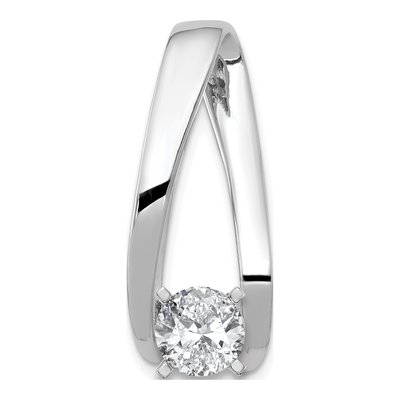 14K White Gold Diamond Slide Slide Mounting – view 4