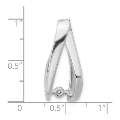 14K White Gold Diamond Slide Slide Mounting – view 5
