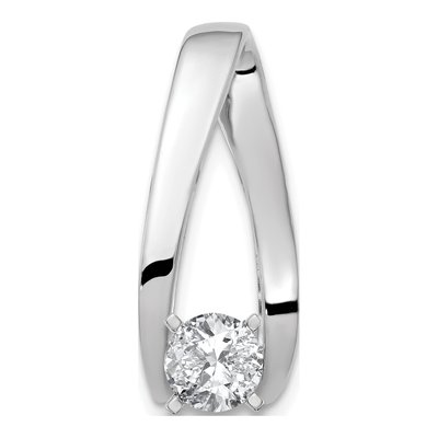 14K White Gold Diamond Slide Slide Mounting – view 4