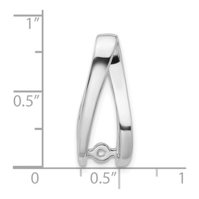 14K White Gold Diamond Slide Slide Mounting – view 5