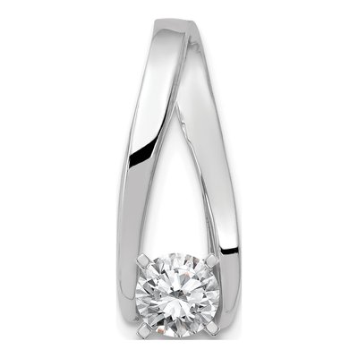 14K White Gold Diamond Slide Slide Mounting – view 4