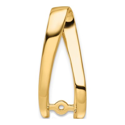 14K Yellow Gold Peg-Set Slide Slide Mounting