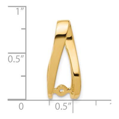 14K Yellow Gold Diamond Slide Slide Mounting – view 5