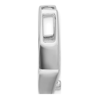 14K White Gold Slide Pendant Mounting – view 3