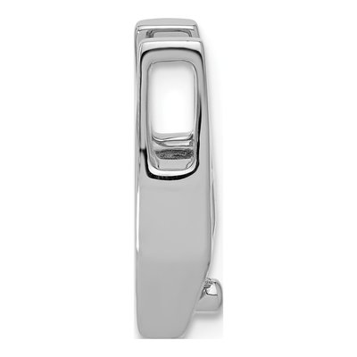 14K White Gold Slide for Pendant Mounting – view 3