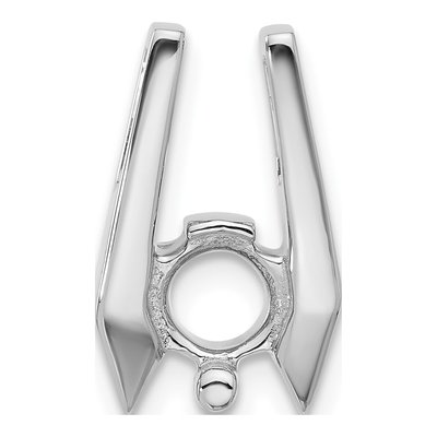 14K White Gold Slide for Pendant Mounting