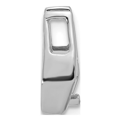 14K White Gold Slide for Pendant Mounting – view 3