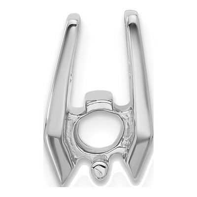 14K White Gold Slide for Pendant Mounting