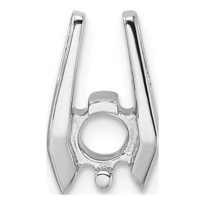 14K White Gold Slide for Pendant Mounting