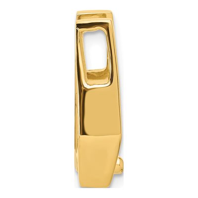 14K Yellow Gold Slide for Pendant Mounting – view 2