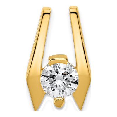 14K Yellow Gold Slide for Pendant Mounting – view 3