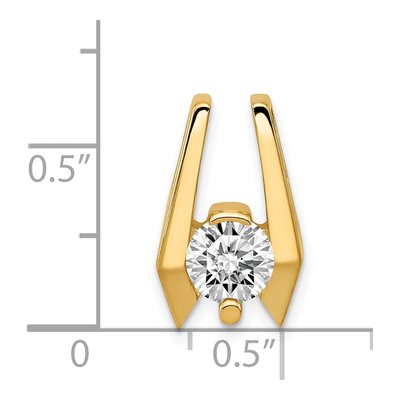 14K Yellow Gold Holds Pendant Mounting – view 4
