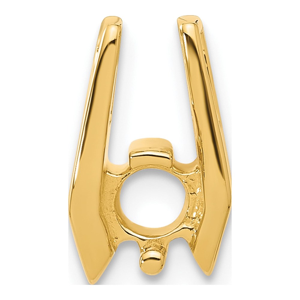 14K Yellow Gold Holds Pendant Mounting
