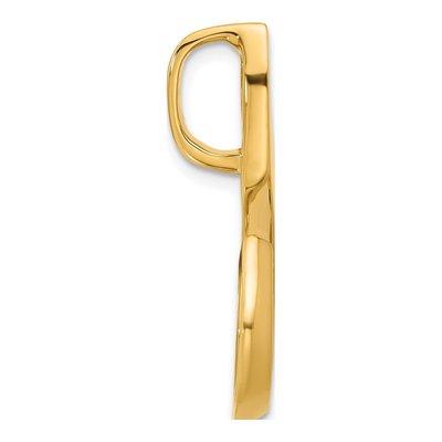 14K Yellow Gold Diamond Slide Slide Mounting – view 2