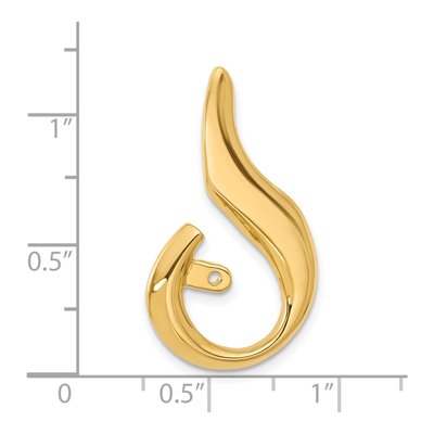 14K Yellow Gold Diamond Slide Slide Mounting – view 4