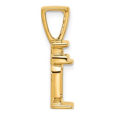 14K Yellow Gold Omega Pendant Mounting – view 3