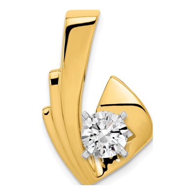 14K Yellow Gold Diamond Slide Slide Mounting – view 4