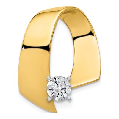 14K Yellow Gold Diamond Slide Slide Mounting – view 4